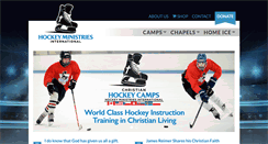 Desktop Screenshot of hockeyministries.org